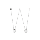 Faro - Mine Space Suspension Gris Foncé Pc 2L E27 50/60Hz 15W IP20 classe II 100V-240V