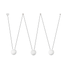 Faro - Mine Space Suspension Blanche 3L E27 50/60Hz 15W IP 20 classeI 100V-240V