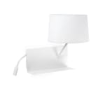 Faro - Handy Lampe Applique Blanche Avec Lecteur Led Droite E27 50/60Hz 15WIP 20 classe