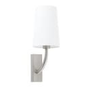 Faro - Rem Lampe Applique Nickel Mat/Blanc E27 50/60Hz 15W IP 20 classeI 100V-240V