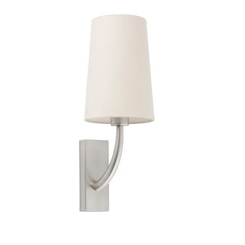 Faro - Rem Lampe Applique Nickel Mat/Beig E27 50/60Hz 15W IP 20 classeI 100V-240V