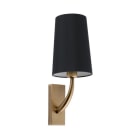 Faro - Rem Lampe Applique Vieil Or/Noire E27 50/60Hz 15W IP 20 classeI 100V-240V