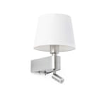 Faro - Room Lampe Applique Blanche Avec Lecteur Led E27 50/60Hz 15W IP20 classe I 100V-