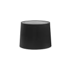 Faro - Abat-jour en textile noire ø215x160 IP classe I