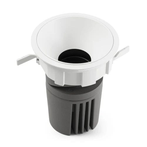 Faro - Deep78 Encastrable Rond Blanc 36° 3000K Cri95 Spread COB LED 18W3000K IP 23 500m