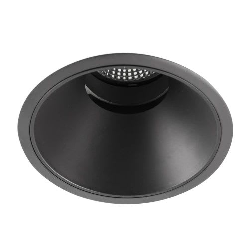 Faro - Deep78 Encastrable Rond Noir 60° 4000K Cri95 Stripy COB LED 18W4000K IP 23 500mA