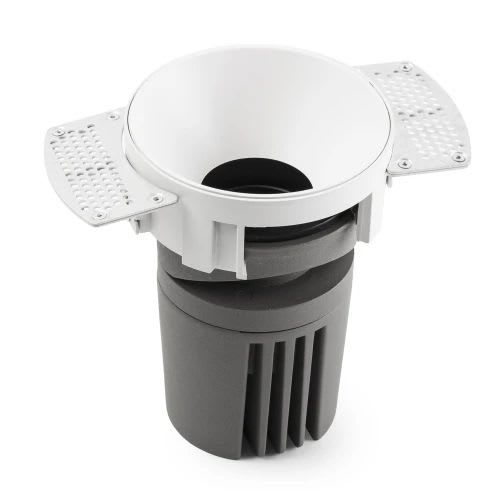 Faro - Deep78 Encastrable Rond Sens Cadre Blanc 60° 3000K Cri95 Stripy COBLED 18W 3000K