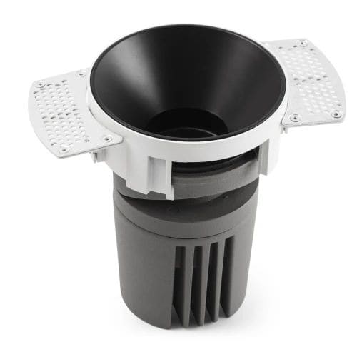 Faro - Deep78 Encastrable Rond Sens Cadre Noir 60° 4000K Cri95 Spread COBLED 18W 4000K