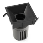 Faro - Deep78 Encastrable Carré Noir 60° 4000K Cri95 Stripy COB LED 18W4000K IP 23 500m