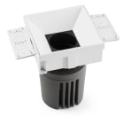 Faro - Deep78 Encastrable Carré Sens Cadre Blanc 60° 4000K Cri95 Spread COBLED 18W 4000
