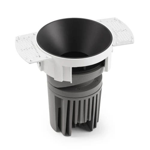 Faro - Deep90 Encastrable Rond Sens Cadre Noir 36° 2700K Cri95 Stripy COBLED 39W 2700K