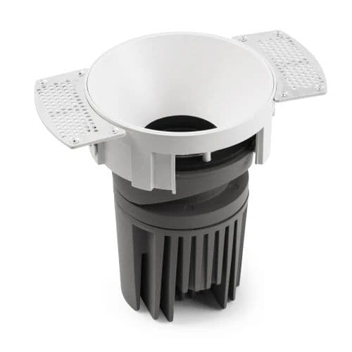 Faro - Deep90 Encastrable Rond Sens Cadre Blanc 36° P. White Cri95 StripyCOB LED 39W IP