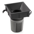 Faro - Deep90 Encastrable Carré Noir 36° 4000K Cri95 Stripy COB LED 39W4000K IP 23 1050