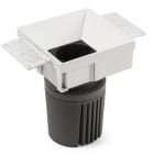 Faro - Deep90 Encastrable Carré Sens Cadre Blanc 36° 2700K Cri95 Stripy COBLED 39W 2700