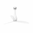 Faro - Eterfan Ventilateur De Plafond Blanc Brillant/Transparent Avec Moteur Dc Smart 5