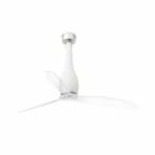 Faro - Eterfan Ventilateur De Plafond Blanc Mat/Transparent Avec Moteur Dc Smart 50/60H