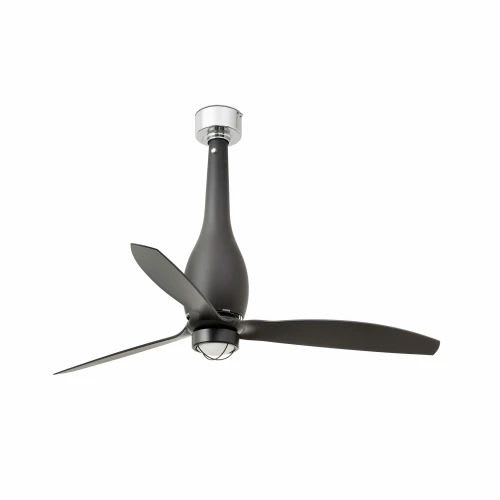 Faro - Eterfan Led Ventilateur De Plafond Noir Mat Avec Moteur Dc SMDLED 50/60Hz 16W 30