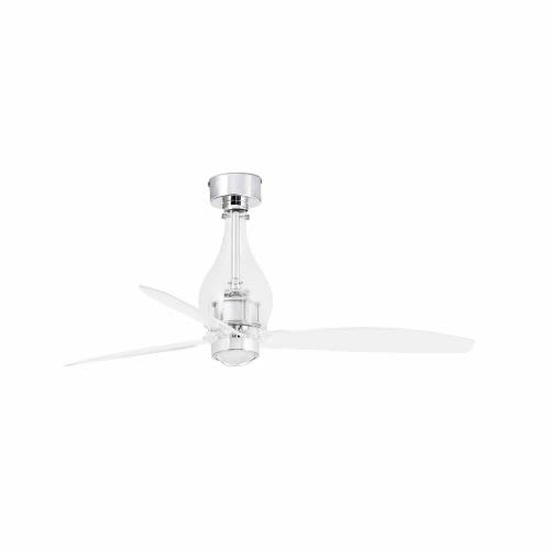 Faro - Mini Eterfan Led Ventilateur De Plafond Transparent Avec Moteur Dc SmartSMD LED
