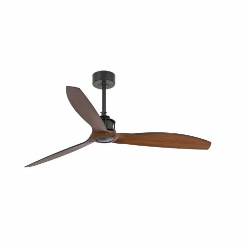 Faro - Just Fan Ventilateur De Plafond Noir/Bois Avec Moteur Dc Smart 50/60HzIP 20 clas