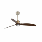 Faro - Just Fan Led Ventilateur De Plafond Or Vielli/Bois Avec Moteur DcSmart SMD LED 5