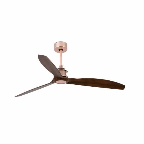 Faro - Just Fan Ventilateur De Plafond Cuivre/Bois Avec Moteur Dc 50/60Hz IP20 classe I