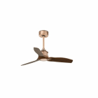Faro - Just Fan Ventilateur De Plafond Cuivre/Bois 81Cm 50/60Hz IP 20 classeI 220V-240V