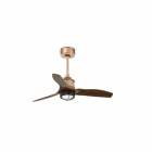 Faro - Just Fan Led Ventilateur De Plafond Cuivre/Bois 81Cm Smart SMD LED50/60Hz 16W 30