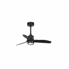 Faro - Just Fan Led Ventilateur De Plafond Noir Mat Avec Moteur Dc81Cm SMD LED 50/60Hz