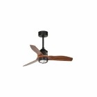 Faro - JUST FAN LED Ventilateur de plafond noir/bois 81cm SMART SMD LED50/60Hz 16W 3000