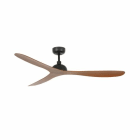 Faro - Gotland Ventilateur De Plafond Noir/Bois 50/60Hz IP 20 classe I 220V-240V
