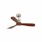 Faro - MINI LANTAU Ventilateur de plafond nickel mat avec moteur DC 50HzIP 20 classe I