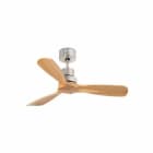 Faro - MINI LANTAU Ventilateur de plafond nickel mat/pin avec moteur DC 50HzIP 20 class