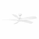 Faro - Cocos Ventilateur De Plafond Blanc Avec Moteur Dc SMD LED 50/60Hz20W 3000K IP 20