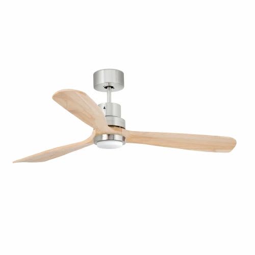Faro - LANTAU LED Ventilateur de plafond nickel mat/pin avec moteur DC SMDLED 50Hz 15W