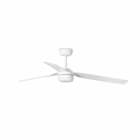 Faro - PUNT LED Ventilateur de plafond blanc avec moteur DC SMD LED50/60Hz 24W IP 1300l