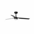Faro - PUNT LED Ventilateur de plafond noir avec moteur DC SMART SMDLED 50/60Hz 24W IP