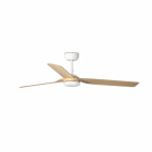 Faro - PUNT Ventilateur de plafond blanc/bois clair avec moteur DC 50/60Hz 35WIP classe