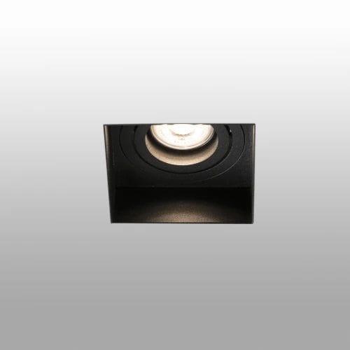 Faro - Hyde Lampe Encastrable Noir Carré Orientable Sans Encadrement GU10 50/60Hz 8WIP
