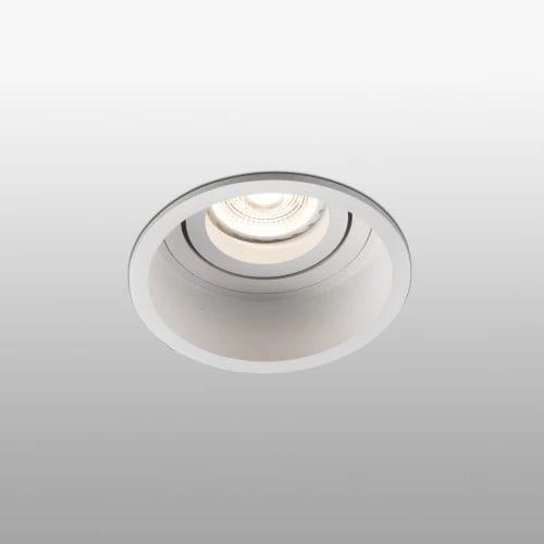 Faro - Hyde Lampe Encastrable Blanche Rond Orientable GU10 50/60Hz 8W IP 20classe I