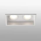 Faro - Hyde Lampe Encastrable Blanche Carré 2L GU10 50/60Hz 8W IP 44classe I