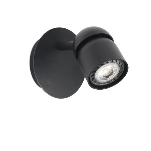 Faro - Coco Lampe Applique Noir 1L GU10 50/60Hz 8W IP 20 classeI 100V-240V