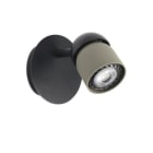 Faro - Coco Lampe Applique Noir/Vert 1L GU10 50/60Hz 8W IP 20 classeI 100V-240V
