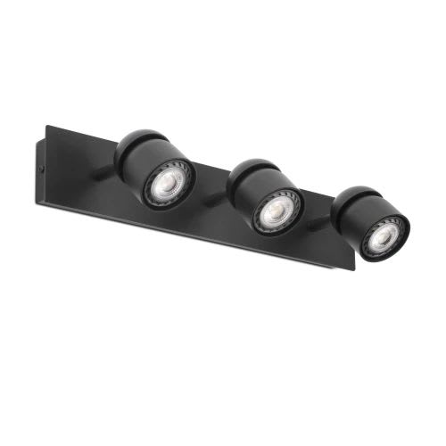 Faro - Coco Lampe Applique Noir 3L GU10 50/60Hz 8W IP 20 classeI 100V-240V