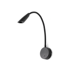 Faro - Boken Led Applique Lecteur Noir HIGH POWER LED 50/60Hz 3W 3000KIP 20 150lm class