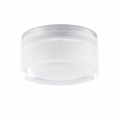 Faro - Ebba Led Lampe Encastrable Blanche Et Transparente SMD LED 50/60Hz 4W3000K IP 44