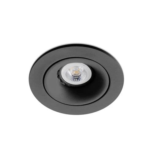 Faro - Argon-R Lampe Encastrable Noire GU10 50/60Hz 8W IP 20 classe I