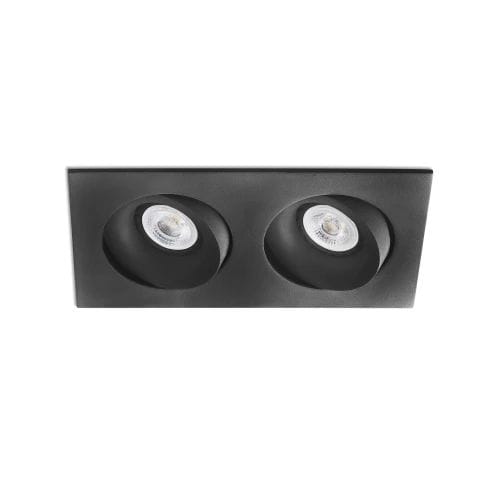 Faro - Argón-2 Lampe Encastrable Orientable Noire GU10 50/60Hz 8W IP 20 classeI