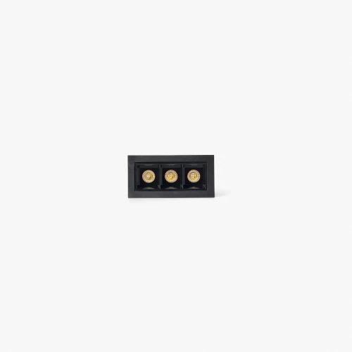 Faro - TROOP encastrable 3x2W noir-noir 15° 2700K CRI90 3x2W 2700K IP 20700mA CC classe