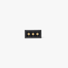 Faro - TROOP encastrable 3x2W noir-noir 15° 2700K CRI90 3x2W 2700K IP 20700mA CC classe