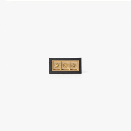 Faro - TROOP encastrable 3x2W noir-or 48° 2700K CRI90 3x2W 2700K IP 20700mA CC classe I